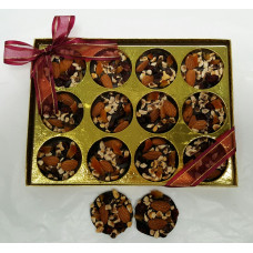 Dark Chocolate Mendiants (Gift of 12)